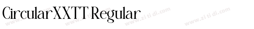 CircularXXTT Regular字体转换 CircularXXTT Regular字体转换
